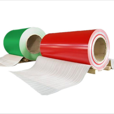 Largura personalizada Absolutamente acessível Rolo de bobina de alumínio pintado de 100-2000 mm revestido de cor