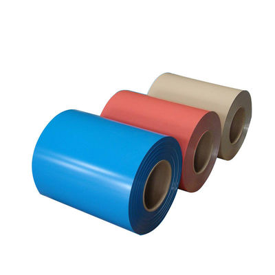 Largura personalizada Absolutamente acessível Rolo de bobina de alumínio pintado de 100-2000 mm revestido de cor