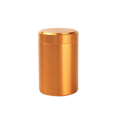 Capacidade personalizada de metal de alumínio selada lata de chá para mini chá folha de chá café