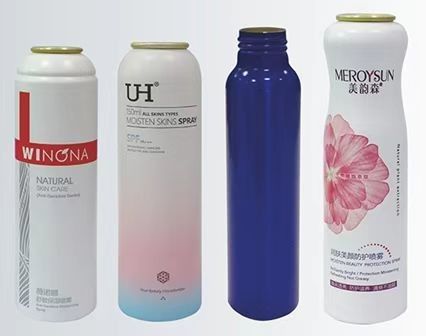Cores e rótulos personalizados Embalagens de aerossol de alumínio de rótulo privado para refrescante bucal