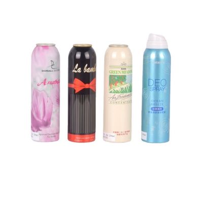 Tamanho personalizado aceito Alumínio durável pode esvaziar Alumínio spray de aerossol para personalizado