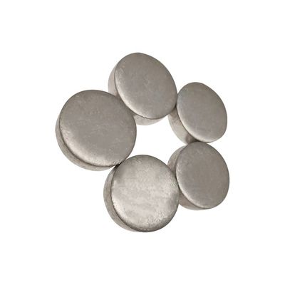 Diâmetros de 6 mm Disco redondo de alumínio branco de prata não ligada para palete dobrável 1070 Slug