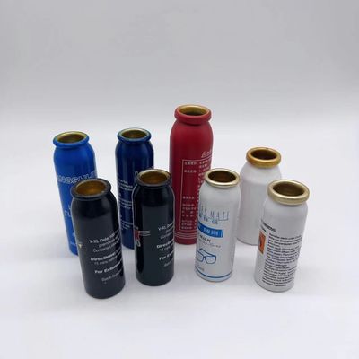 Dimensões personalizadas duráveis Garrafas de alumínio aceitas para cosméticos Aerosol Spray Can 80ml 100ml