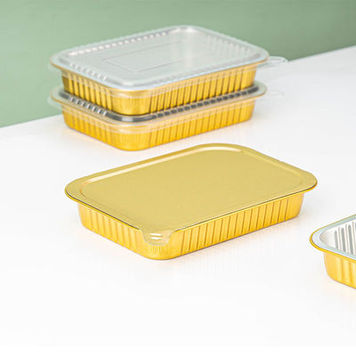 Formas personalizadas Pão de cozinha de papel de alumínio de ouro descartável para uso doméstico e restaurante