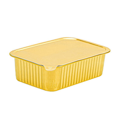 Formas personalizadas 600 ml de folha de alumínio panelas de bolo 10 pacotes 20 pacotes 50 pacotes para alimentos