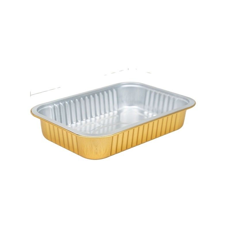 Pronto para envio 580ml 1pc recipiente de papel alumínio para assar encomenda personalizada aceita