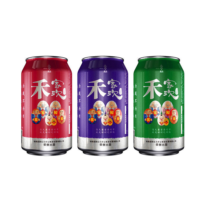 Design personalizado latas de alumínio 250ml 330ml 355ml 500ml cor personalizada para refrigerante